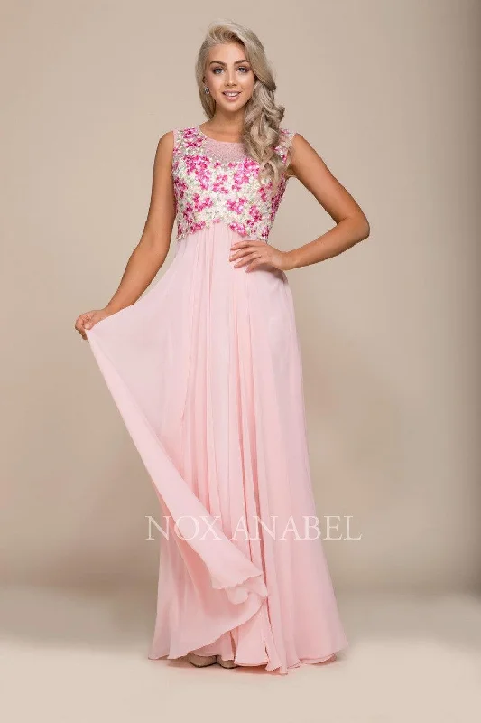 Feminine Luxe Style Sale Long Sleeveless Prom Dress Formal