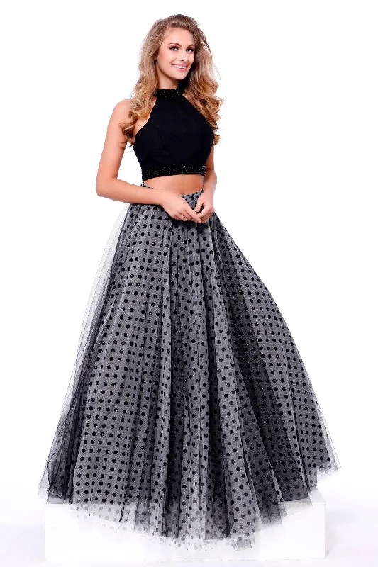 Casual Chic Deals Nox Anabel 8204 Sleeveless Two Piece Prom Dress