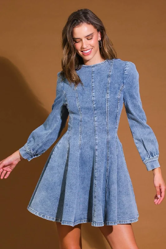 Urban Fashion YOUR SWEETIE DENIM MINI DRESS