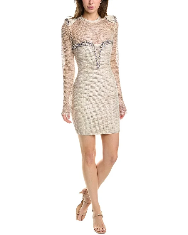 Limited Stock, Big Discounts Beulah Fishnet Mini Dress