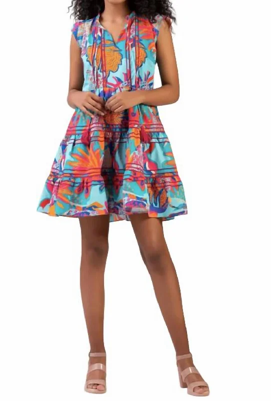 Holiday Attire Sale Emila Garden Floss Mini Dress In Multi