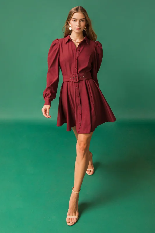 Elegant Fashion Offers WRAPPED UP IN LOVE MINI DRESS