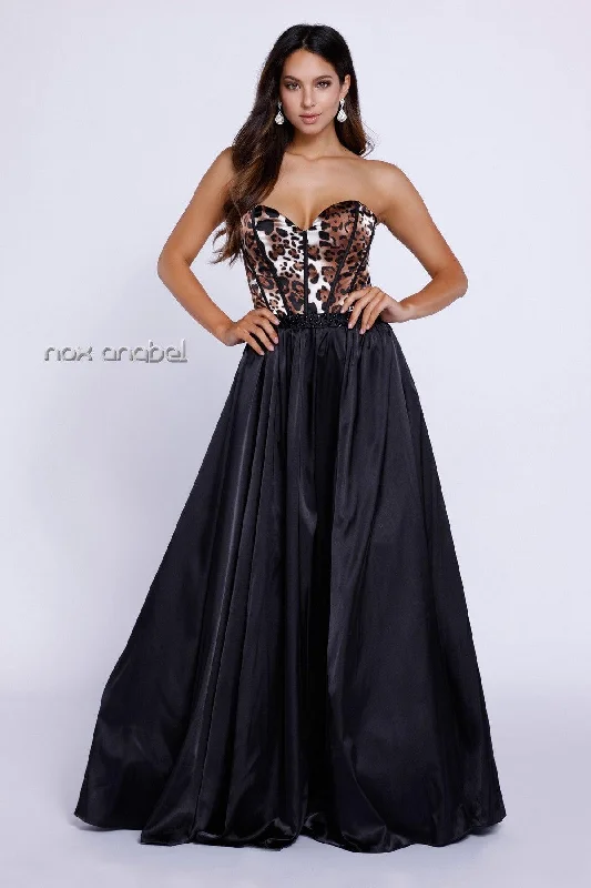 Must-Have Style Discounts Nox Anabel 8230 Strapless Long Evening Gown