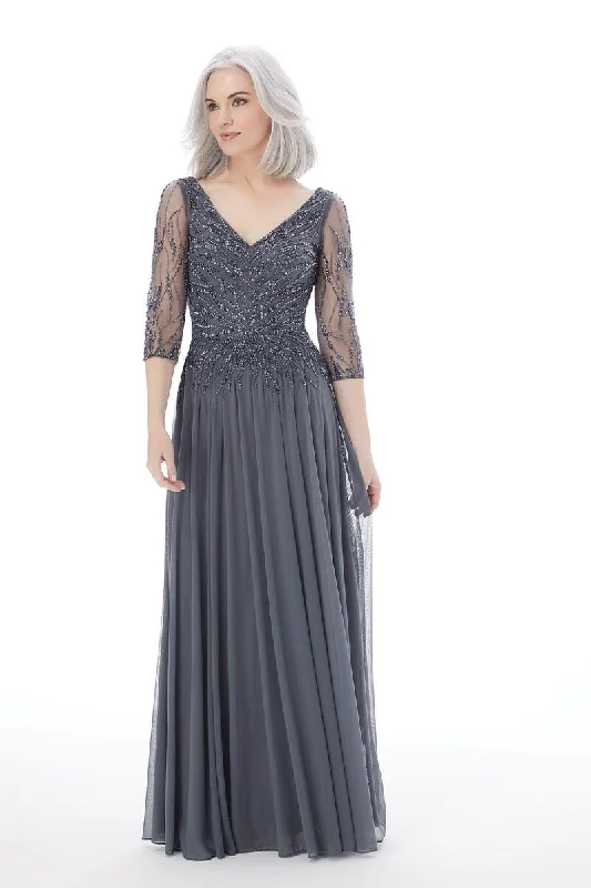 Vintage-Inspired Style Offers MGNY Madeline Gardner New York 72202 Long Mother of the Bride Dress