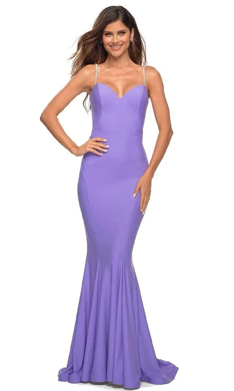 Fashionable Comfort Promotions La Femme - 30782 Sweetheart Fitted Trumpet Gown