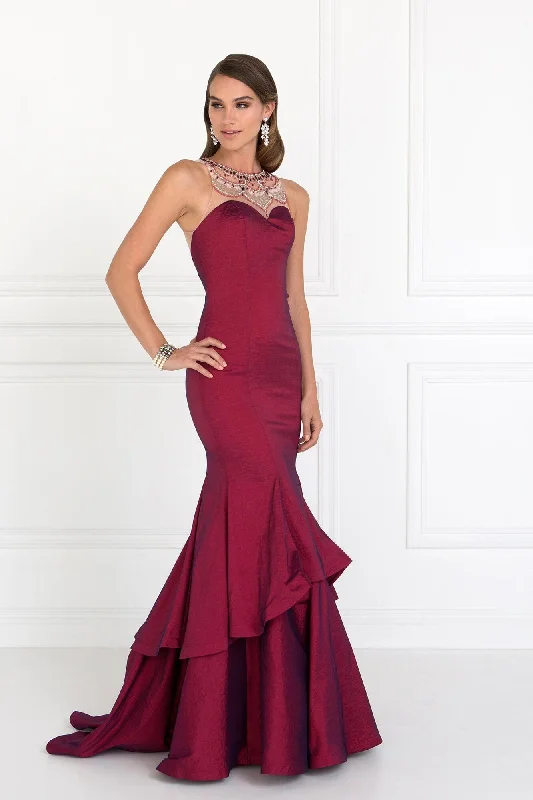 Embrace New Fashion Prom Long Formal Dress with Two-Tier Skirt Evening Gown