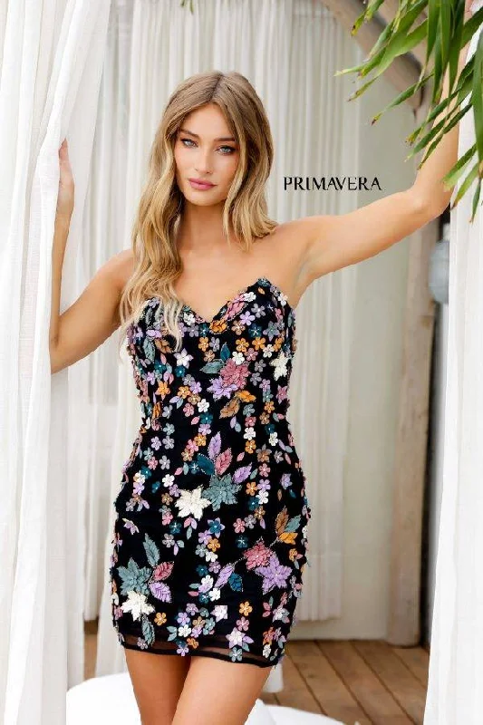 Hurry Before It'S Gone Primavera Couture 4235 Short 3D Floral Homecoming Dress