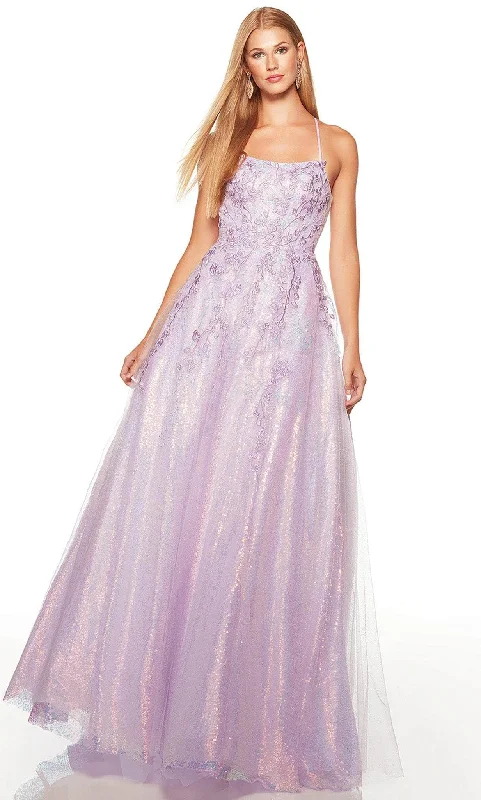 Flash Sale, Don'T Miss Alyce Paris 61299 - Scoop Floral Lace Prom Gown