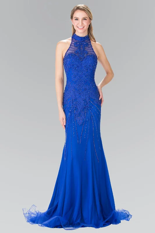 Additional Time-Limited Offers Long Formal Halter Neck Evening Prom Dress