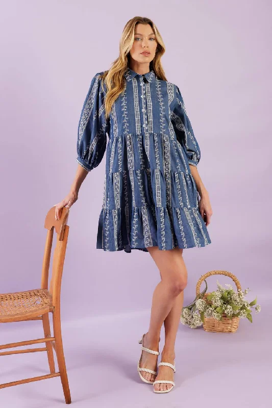 Fashion Forward ENDLESS SUNSHINE WOVEN MINI DRESS