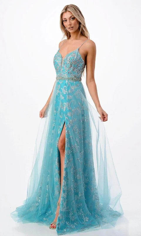 Flash Sale Starts Aspeed Design P2203 - Sleeveless Beaded Evening Gown