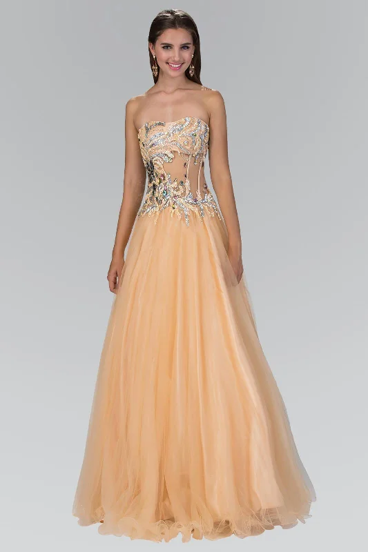 Effortless Style, Endless Impact Strapless Long Prom Dress Formal Evening Gown