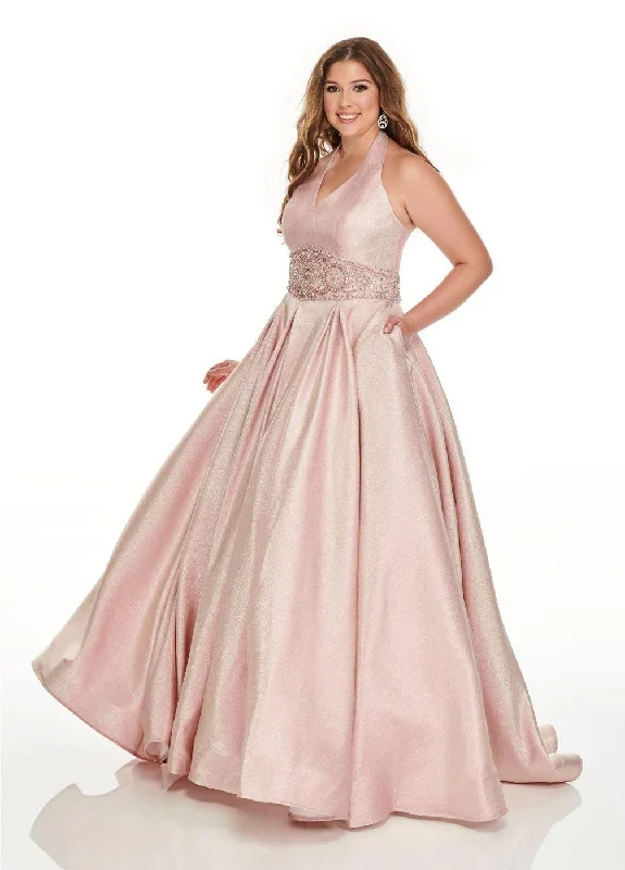 New Styles Just In Rachel Allan Long Plus Size Prom Dress