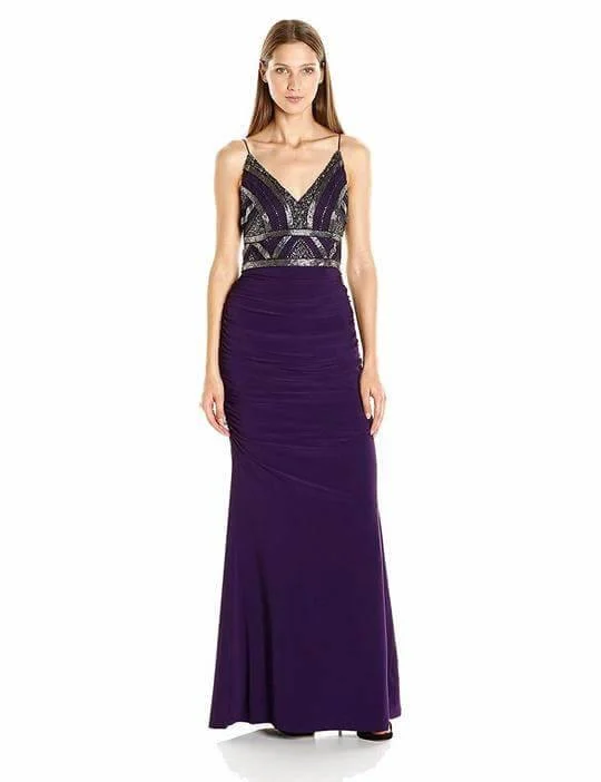 Classic Chic Deals Adrianna Papell AP1E200204 Long Formal Spaghetti Strap Prom Dress