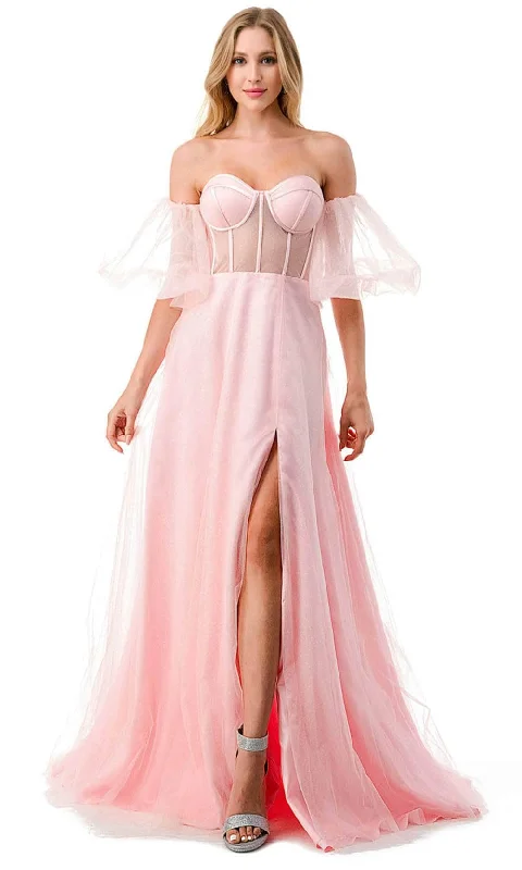 Massive Savings Aspeed Design L2793B - Sweetheart Illusion Corset Evening Gown