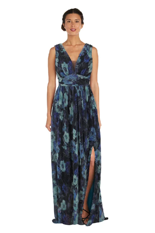 Flash Sale Nightway 22233 Long Floral Print Evening Formal Dress