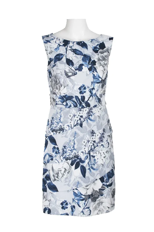 Trendy Pulse Connected Apparel Short Sleeveless Floral Dress Sale