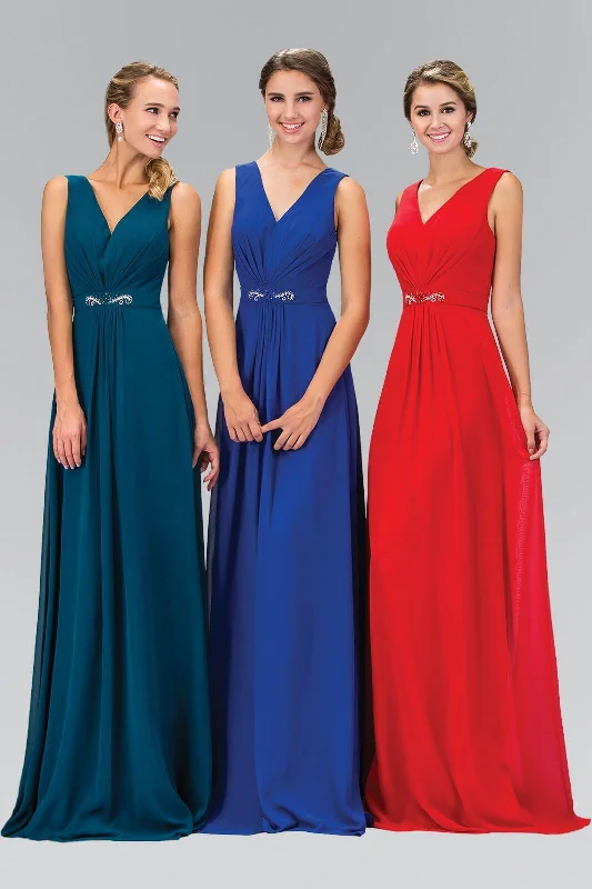 High-End Style Discounts Long Bridesmaid Prom Formal Dress