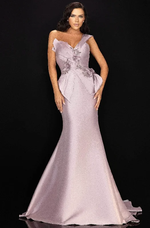 You'Ll Love Us Because Terani Couture - 2011M2160 Beaded Floral Gown