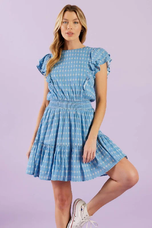 Latest Trends COME AS YOU ARE WOVEN MINI DRESS