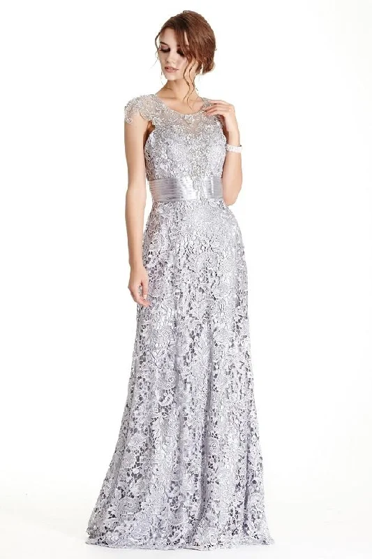 Sporty Fashion Offers Aspeed Design Cap Sleeve Floral Lace Mother of Bride Dress L1711