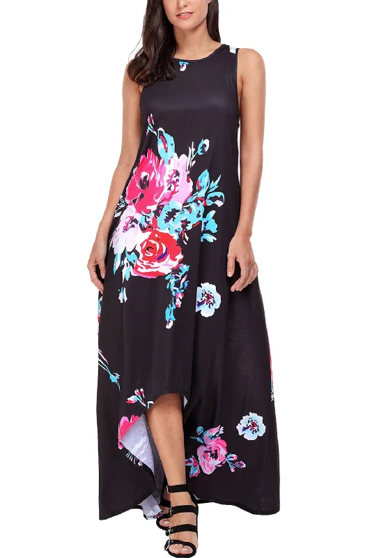 Contemporary Fashion Sale JuliaFashion-Maxi Obsessions Floral Print Boho Dress