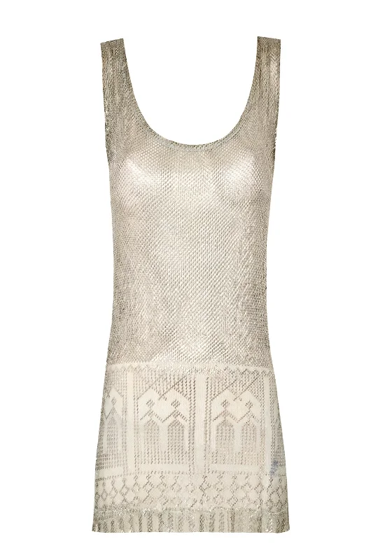 Relaxed Style 1920's Egyptian Mini Dress