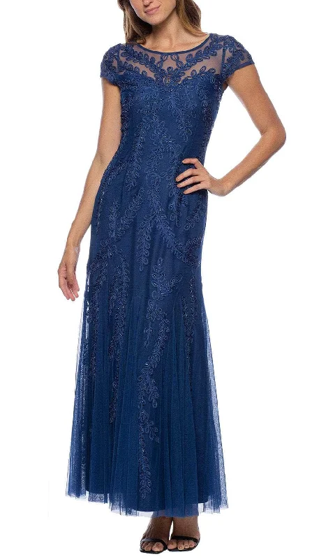 Fashion Forward, Function First Marina 267853 - Cap Sleeve Embellished Evening Gown