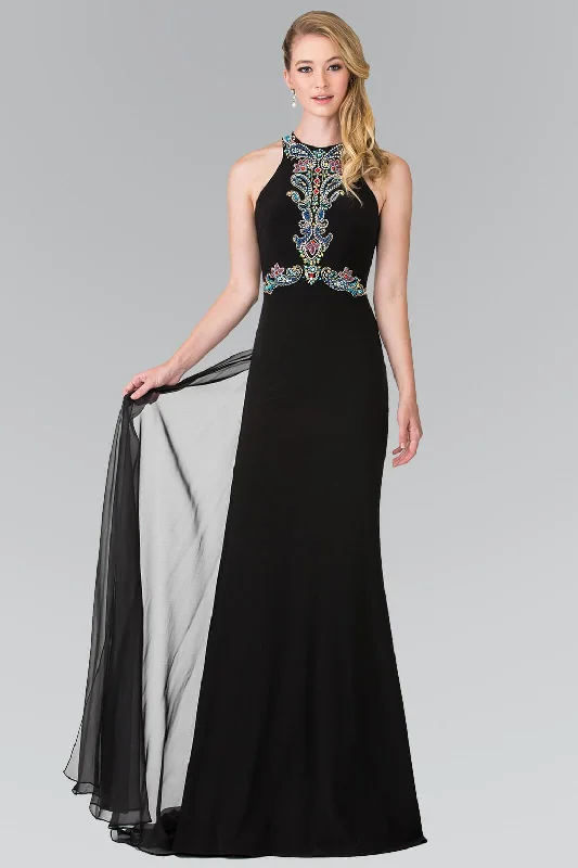 Sophisticated Street Style Offers Prom Long Train Chiffon Evening Dress