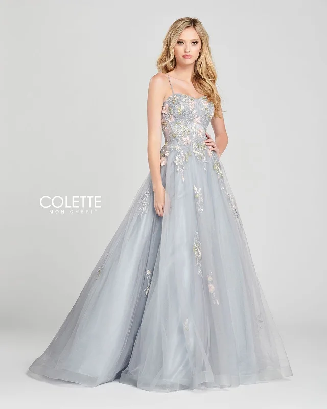 Exclusive Fashion Deals Colette CL12038 Floral Long Formal Prom Dress