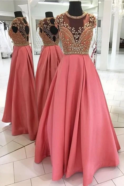 Seasonal Trends Fashion Floor Length Prom Dress Beaded Formal Dresses Wedding Party Dress   cg6469