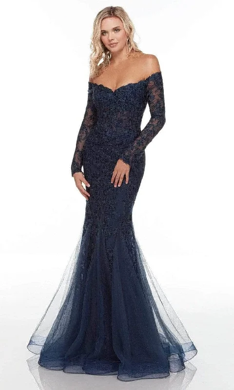 Feminine Style Promotions Alyce Paris 61097 - Lace Mermaid Evening Gown