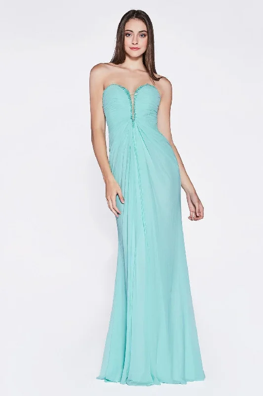 Casual Yet Chic Sales Cinderella Divine CD663 Strapless Long Formal Dress Evening Gown