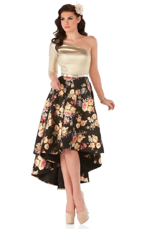 New Styles Just In MNM Couture N0012 High Low Fitted Floral Prom Formal Dress