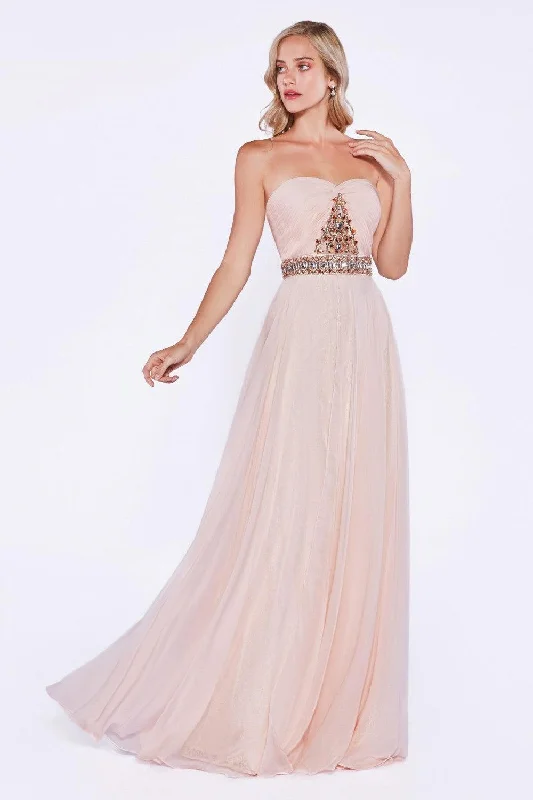 Romantic Chic Deals Cinderella Divine CD4079 Long Strapless Formal Dress Prom