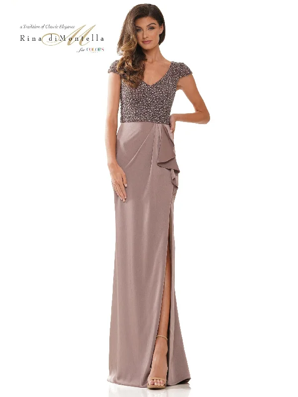 Seasonal Trends Rina di Montella Mother of the Bride Long Gown 2779