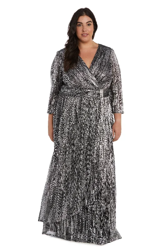 Statement Fashion Offers R&M Richards 2761W Plus Size Long Formal Dress Sale