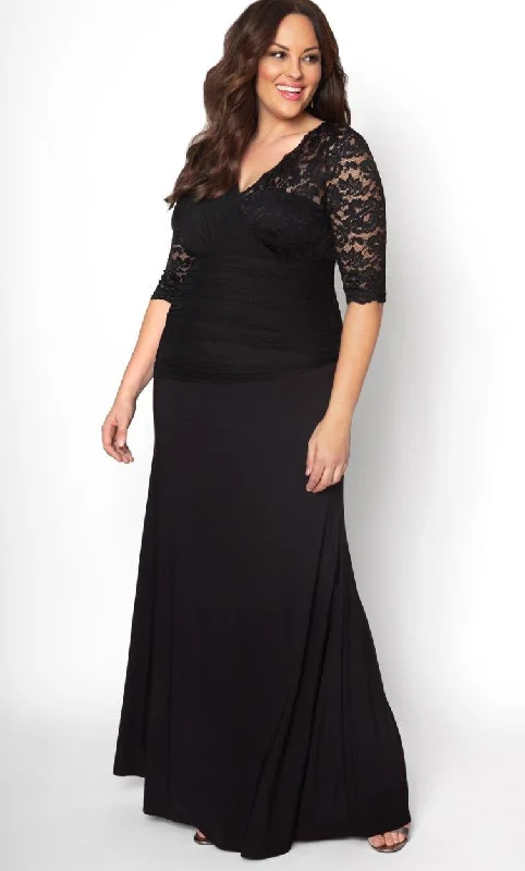 Ends Soon Kiyonna Evening Long Plus Size Gown