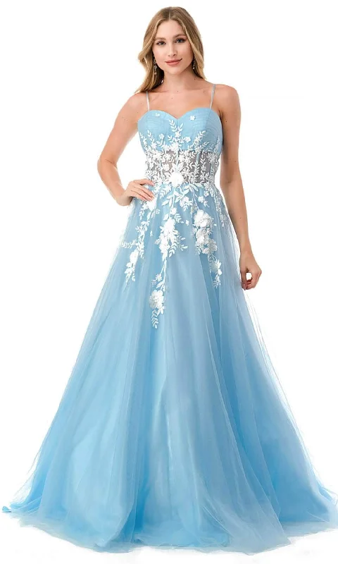 Summer Deals Aspeed Design L2778B - Sleeveless Sweetheart Neckline Ballgown