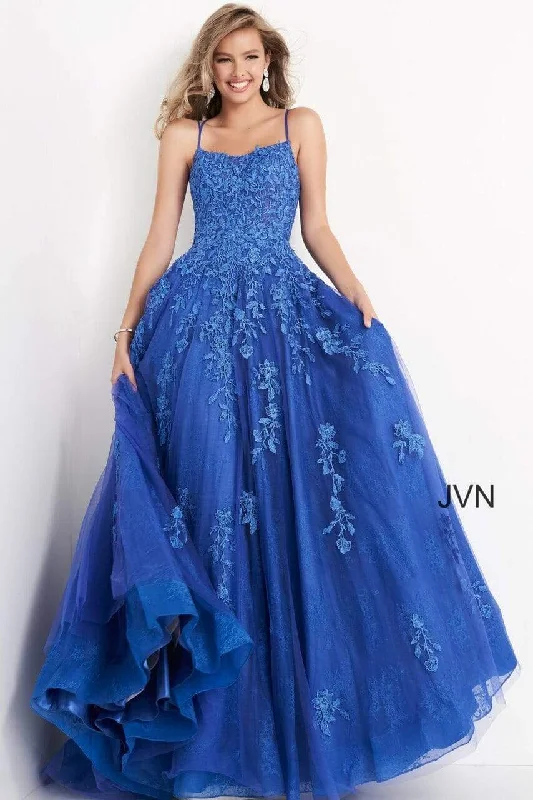 The Good Stuff JVN by Jovani JVN06644 - Long Embroidered Lace A-Line Gown