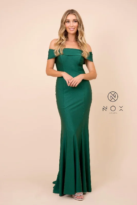 Classic Elegance Sales Long Formal Dress Off Shoulder Evening Gown