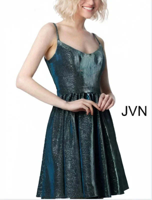 Sophisticated Style Offers Align Sugar Glitter Mini Dress In Emerald