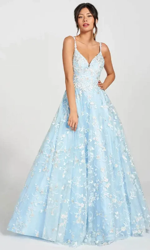 Limited Stock, Big Sale Colette By Daphne CL12210 - Floral Appliqued Ballgown