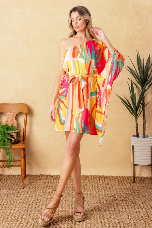 Luxury Casual Deals EASY WAY OUT WOVEN KAFTAN MINI DRESS