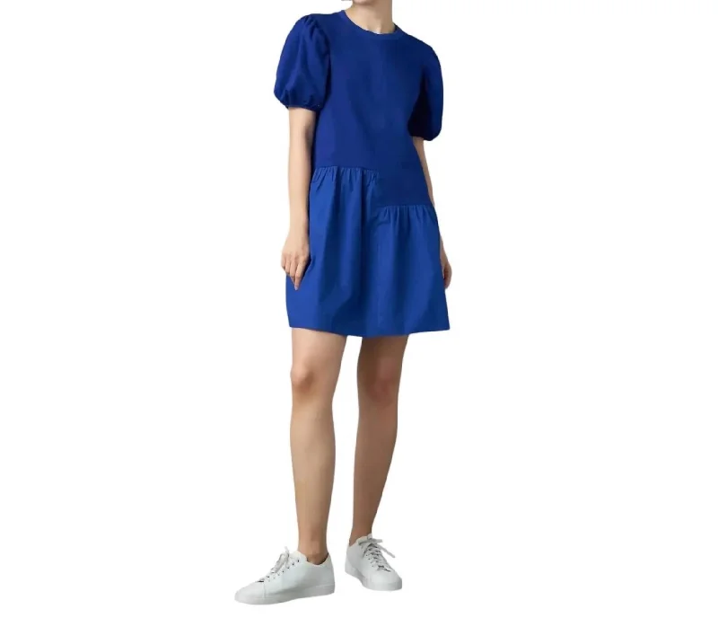 Fashionista Sale Reynolds Mini Dress In Blue