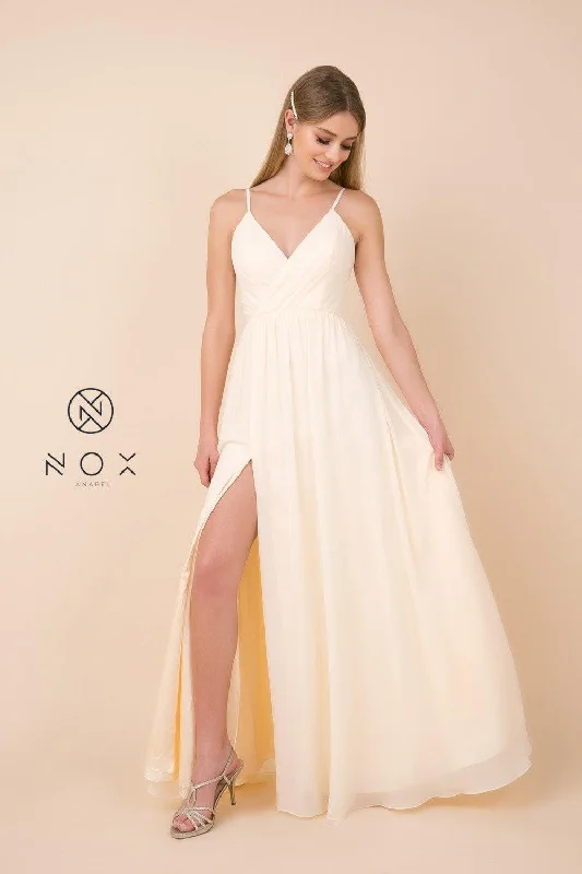 Affordable Trendy Fashion Long Sleeveless Formal Dress Bridesmaid