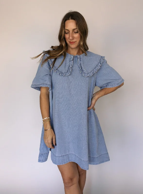 Winter Warehouse Sale Penelope Denim Mini Dress