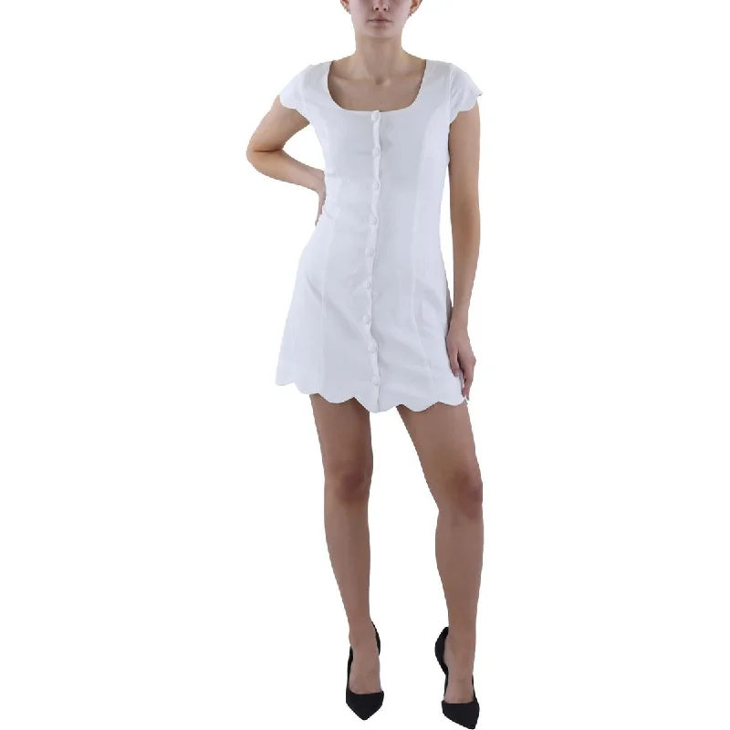 Classic Chic Deals Womens Cap Sleeve Short Mini Dress