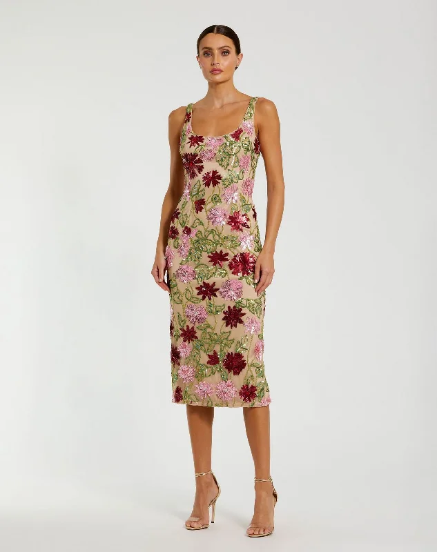 Hot Brand Discounts Mac Duggal 6124 Short Cocktail Floral Dress