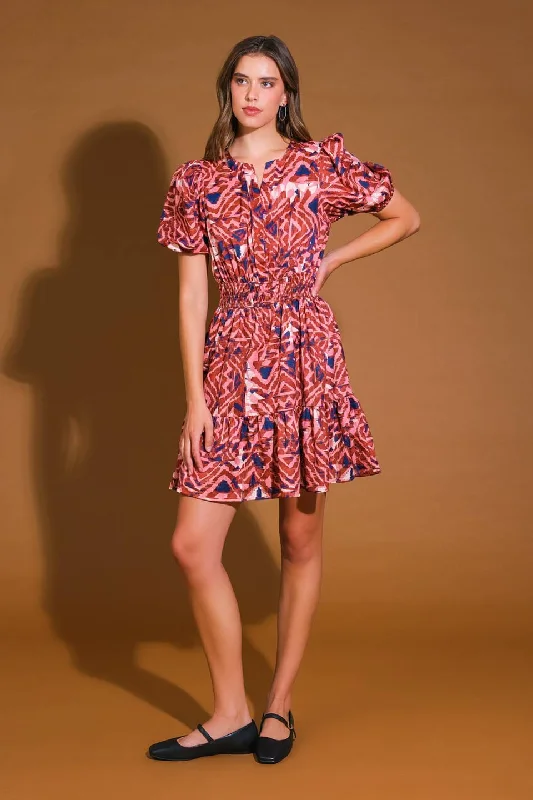 Romantic Chic Deals EXCEPTIONAL STATUS WOVEN MINI DRESS